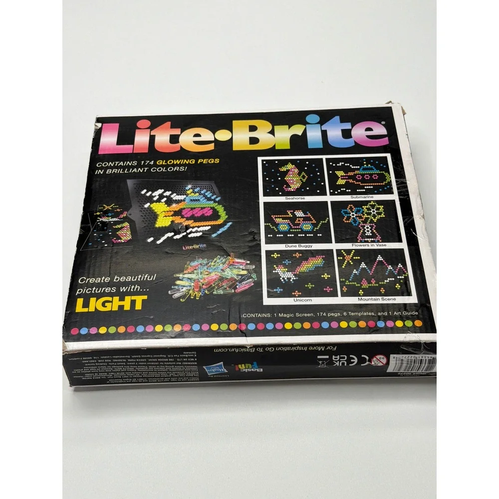 Lite Brite‎ Retro Classic Magic Screen Toy 182 Pieces 170 Colors For Kids